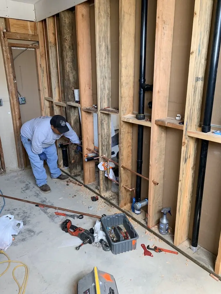 Commercial rough-in plumbing for Water Heater Replacement in Edgewater Park